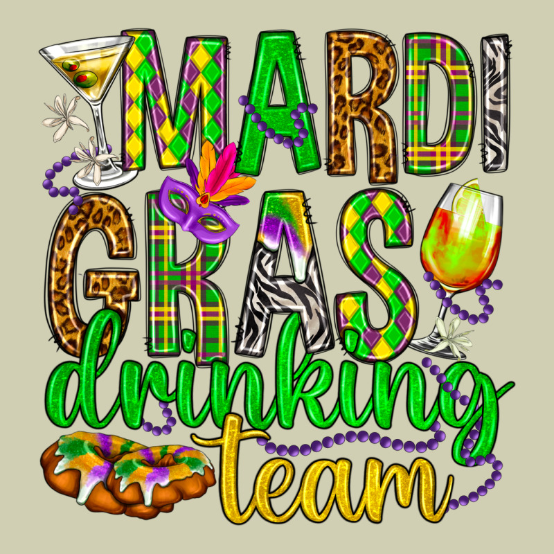 Mardi Gras Drinking Team Heavy Core Tee by HowdyJamesFarm | Teevron