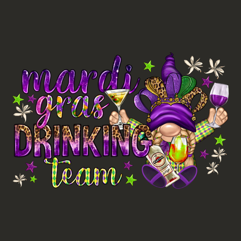 Mardi Gras Drinking Team With Gnome Heavy Core Tee by HowdyJamesFarm | Teevron
