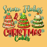 Snow Flakes And Christmas Cakes Vintage Hoodie | Teevron