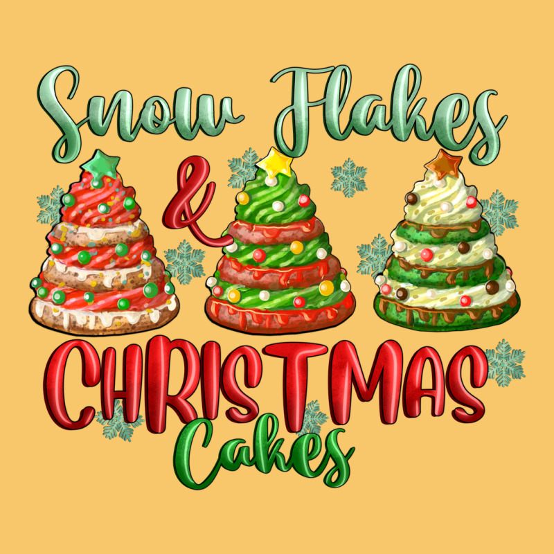 Snow Flakes And Christmas Cakes Vintage Hoodie by FaDigitalArtStudio | Teevron