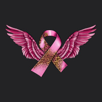 Breast Cancer Ribbon With Angel Wings Vintage Tee | Teevron