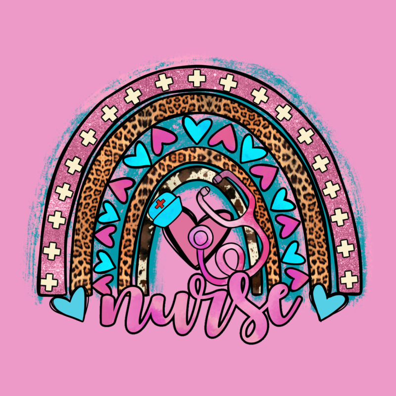 Leopard Cowhide Nurse Rainbow Urban Hoodie by JahusDesignShop | Teevron