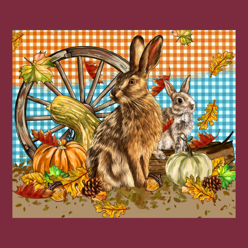 Fall Rabbit  Mousepad Premium Hoodie by LillyAllenDesigns | Teevron