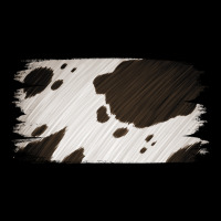 Cowhide Black And White Brush Strokes Background Premium Tee | Teevron