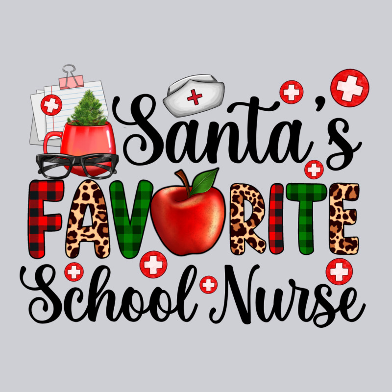 Santa's Favorite  School Nurse Heavyweight Sweatshirt by AdoDesignShop | Teevron