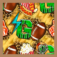 American Football Go With Thunder And Leopard  Seamless Pattern Long Sleeve Tee | Teevron