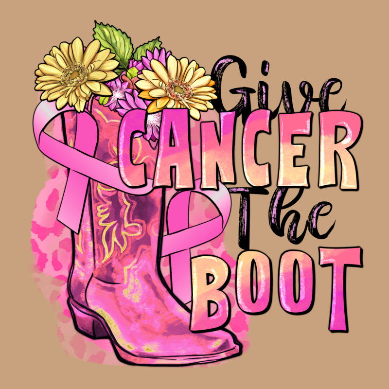Give Cancer The Boot Vintage Tee by FaDigitalArtStudio | Teevron