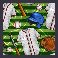 Baseball Uniform And Field Seamless Pattern Vintage Hoodie | Teevron