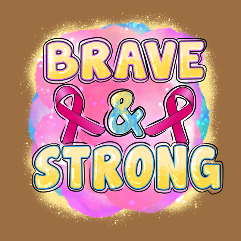 Brave And Strong Cancer Vintage Tee by FaDigitalArtStudio | Teevron