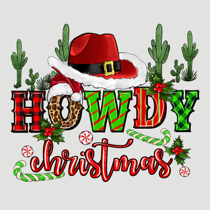 Howdy Christmas Cowboy Hat Classic Tee by CowGirlArtShop | Teevron