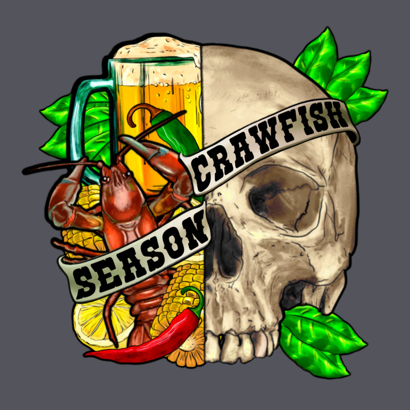 Skull Crawfish Season Vintage Hoodie by FaDigitalArtStudio | Teevron