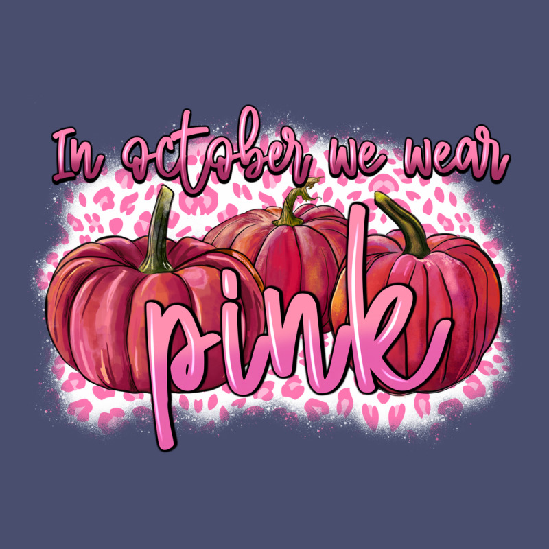 In October We Wear Pink Breast Cancer Vintage Tee by FaDigitalArtStudio | Teevron