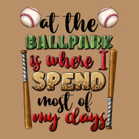 At The Ballpark Is Where I Spend Most My Days Vintage Hoodie | Teevron