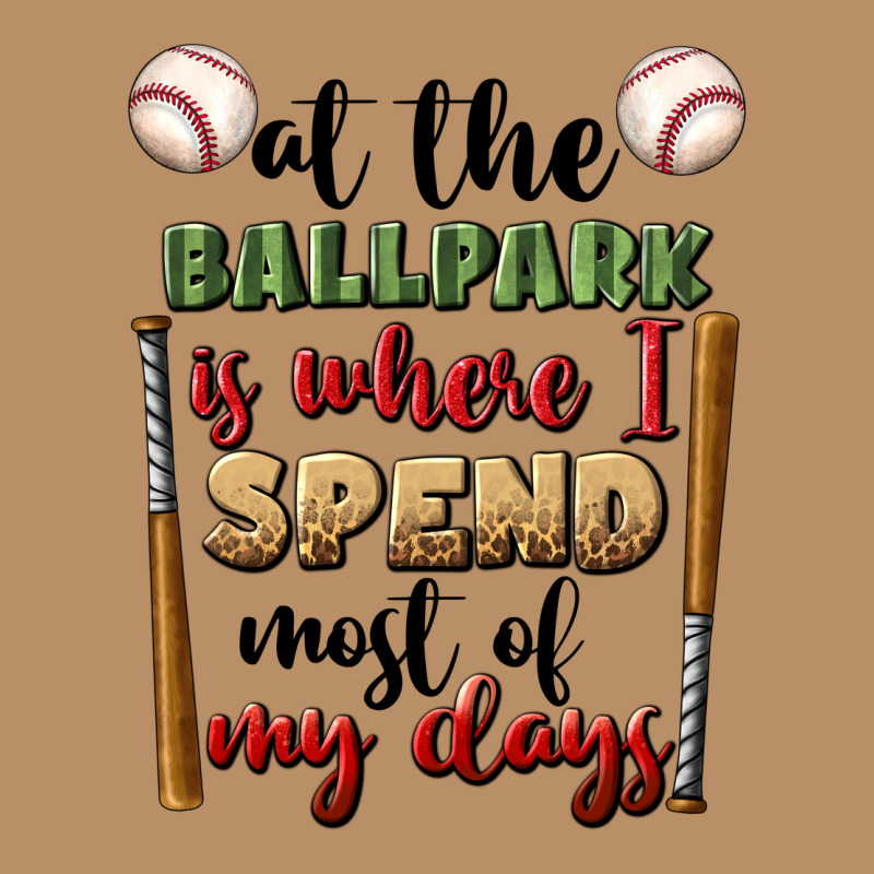 At The Ballpark Is Where I Spend Most My Days Vintage Hoodie by BundleAndBundleShop | Teevron