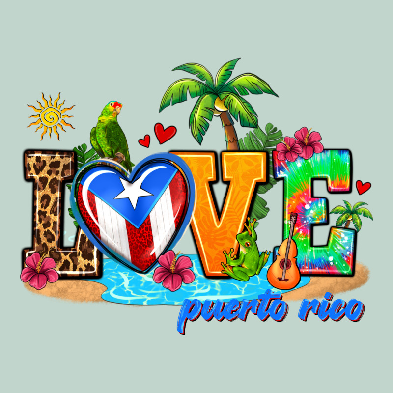 Love Puerto Rico Zipper Hoodie by AdoDesignShop | Teevron