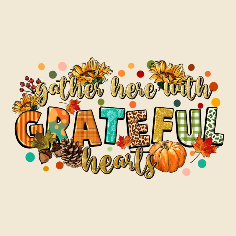 Gather Here With Grateful Hearts Premium Tee by CowGirlArtShop | Teevron