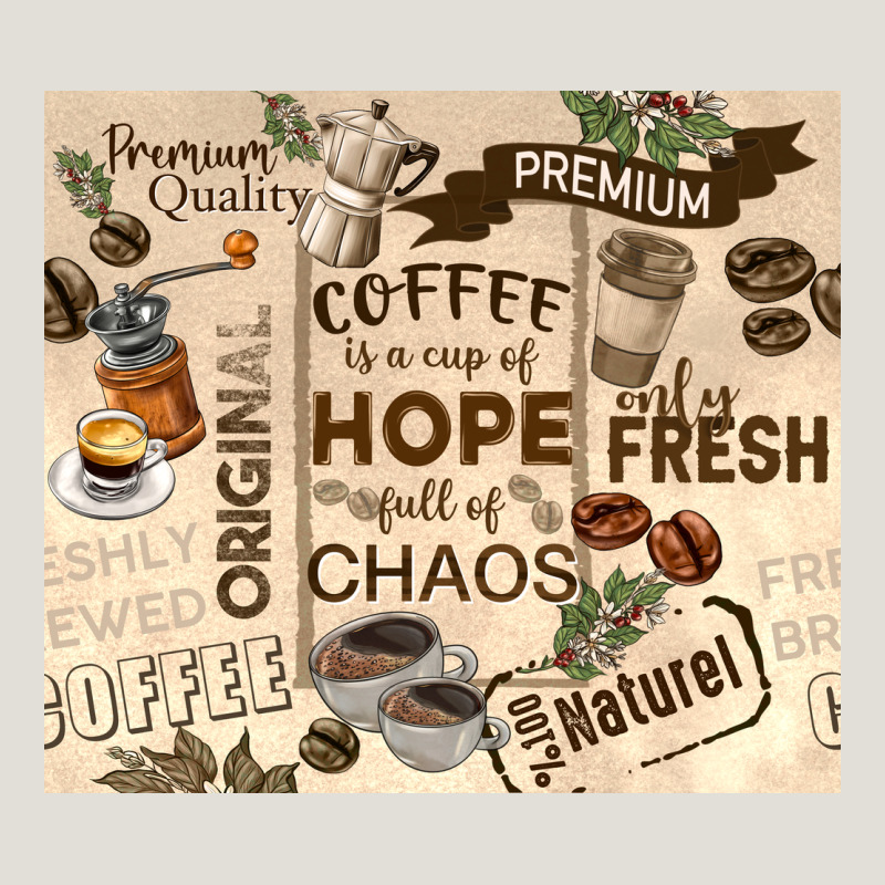 Coffee Is A Cup Of Hope Heavy Core Tee by TumblerDesignByShophia | Teevron