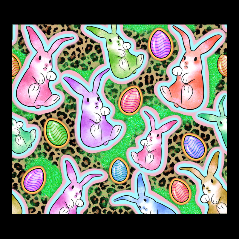 Easter Bunny And Egg Ladies Tee by CowGirlArtShop | Teevron