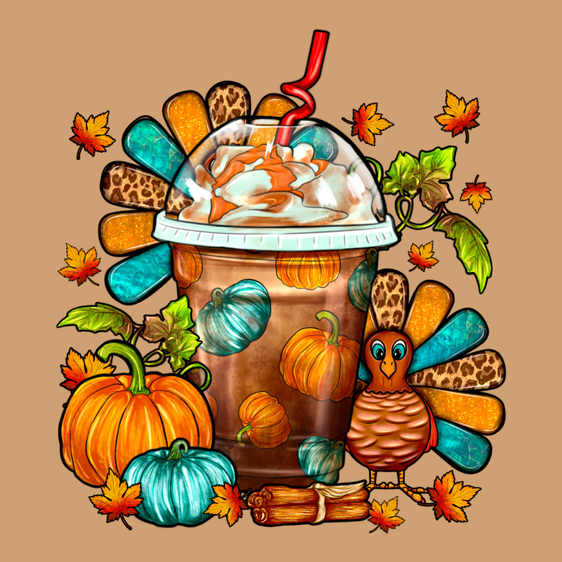 Thanksgiving Frappe Coffee Vintage Tee by FaDigitalArtStudio | Teevron