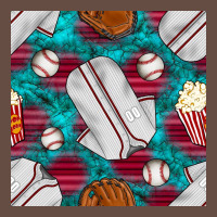 Baseball  Uniform With Turquoise Gemstone Seamless Pattern Long Sleeve Tee | Teevron