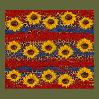 Usa And Sunflower Pattern Classic Tee | Teevron