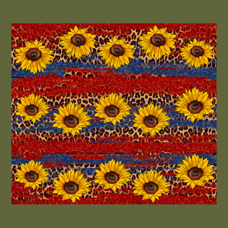 Usa And Sunflower Pattern Classic Tee by Artiststas | Teevron