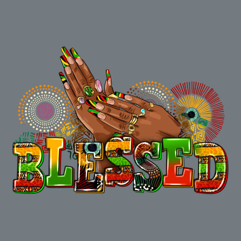 Blessed Afro Woman Hands Heavyweight Sweatshirt by AdoDesignShop | Teevron