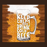 Keep Calm And Drink Cold Beer Heavy Core Tee | Teevron