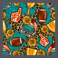 American Football Winner Cup And Helmet Seamless Pattern Vintage Hoodie | Teevron