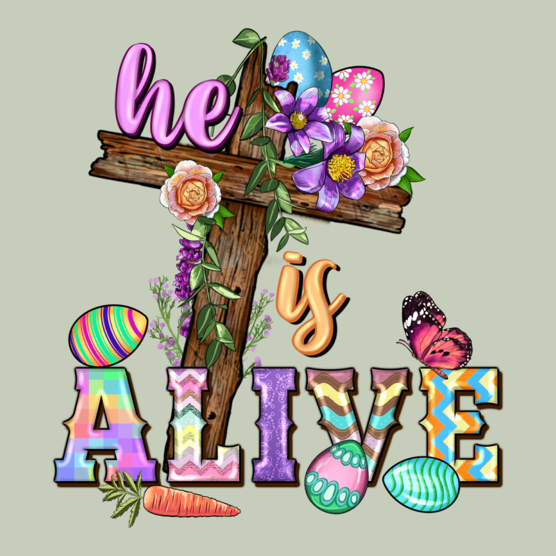 He Is Alive Easter Day Ladies Tee by CowGirlArtShop | Teevron