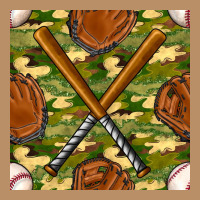 Baseball Bat And Gloves With Camouflage Seamless Pattern Vintage Hoodie | Teevron