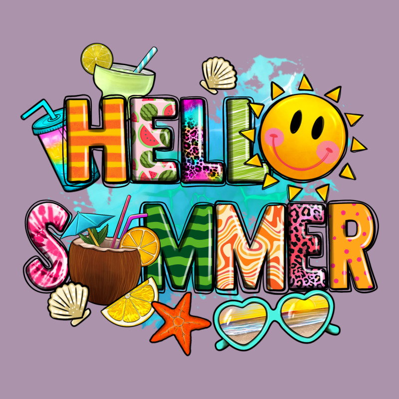 Hello Summer Heavyweight Hoodie by JahusDesignShop | Teevron