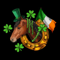 Horse With Horseshoe St. Patrick's Ladies Tee | Teevron