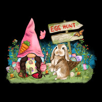 Easter Gnome And Rabbit Egg Hunt  Easter Day Ladies Tee | Teevron