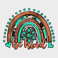 Be Kind Western Turquoise Rainbow Urban Hoodie | Teevron