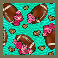 American Football Roses And Hearts Seamless Pattern Vintage Hoodie | Teevron