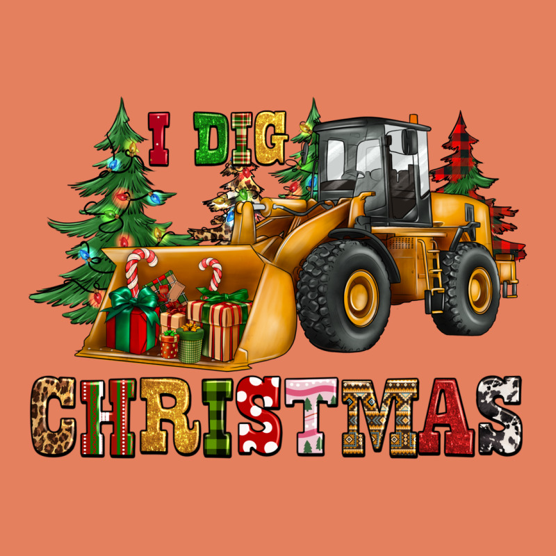 I Dig Christmas Bulldozer Classic Tee by CowGirlArtShop | Teevron