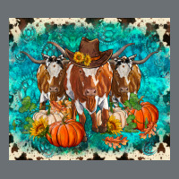 Fall Longhorn Cows Premium Hoodie | Teevron