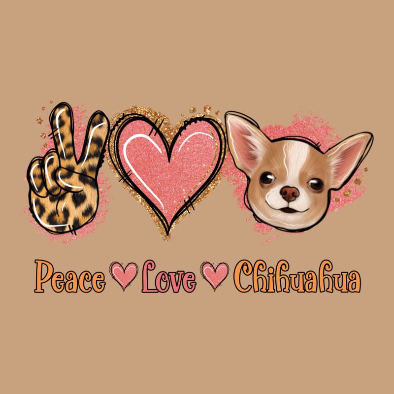 Peace Love Chihuahua Vintage Tee by Jasminsmagicworld | Teevron