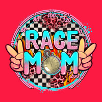 Race Mom With Leopard And Peace Hand Zipper Hoodie | Teevron
