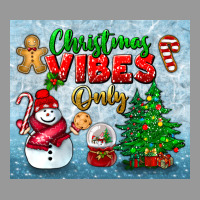 Christmas Vibes Only Tumbler Vintage Hoodie | Teevron