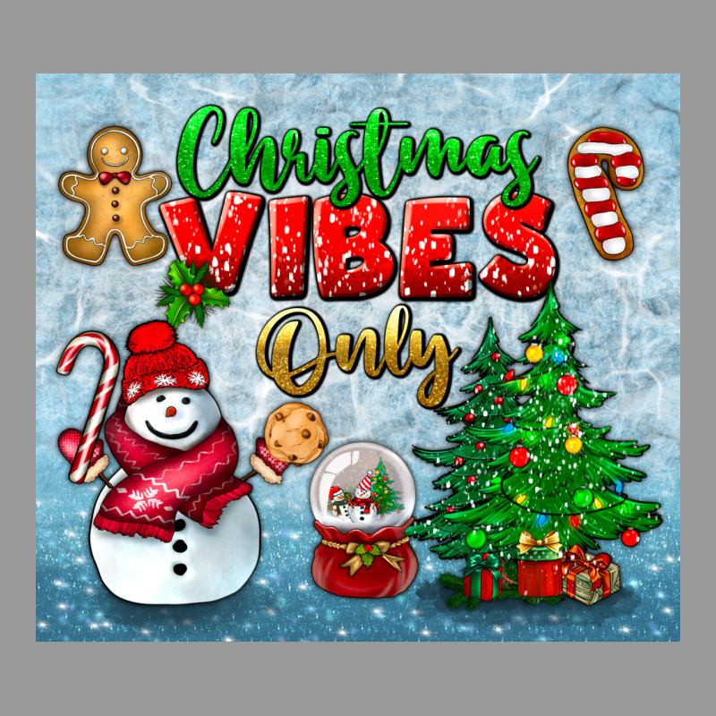 Christmas Vibes Only Tumbler Vintage Hoodie by BundleAndBundleShop | Teevron