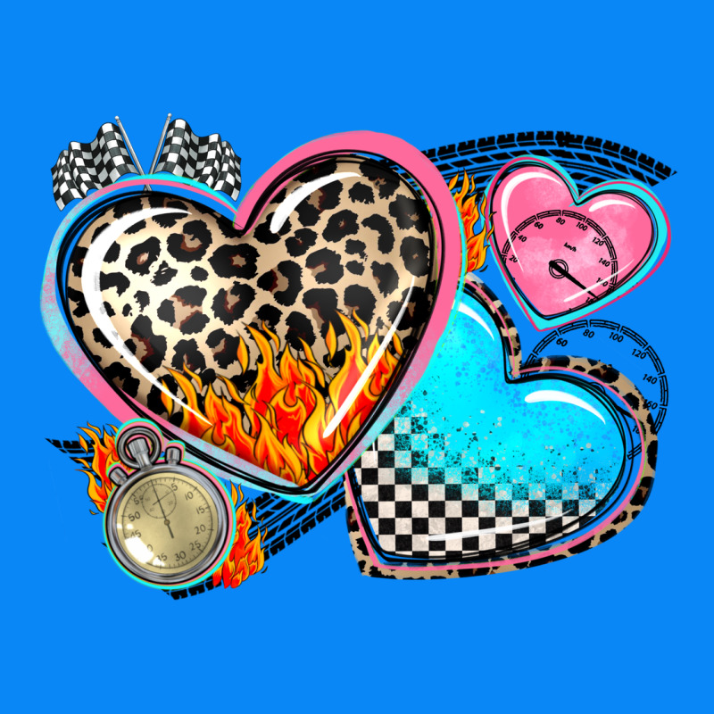 Western Leopard  Racing  Hearts Zipper Hoodie by AdoDesignShop | Teevron
