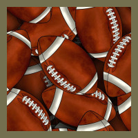 American Football Seamless Pattern Vintage Hoodie | Teevron