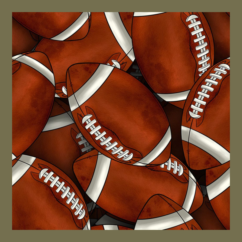 American Football Seamless Pattern Vintage Hoodie by BundleAndBundleShop | Teevron