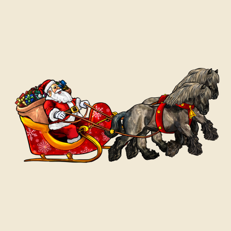 Santa Riding His Sleigh With Gifts Premium Tee by CowGirlArtShop | Teevron