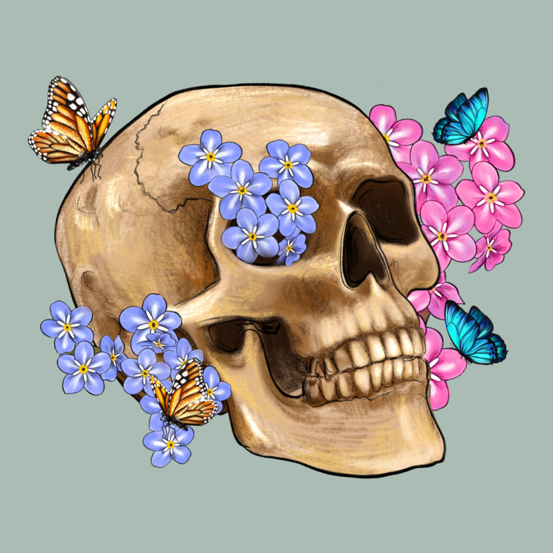 Skull Flora Butterfly Classic Tee by Artiststas | Teevron