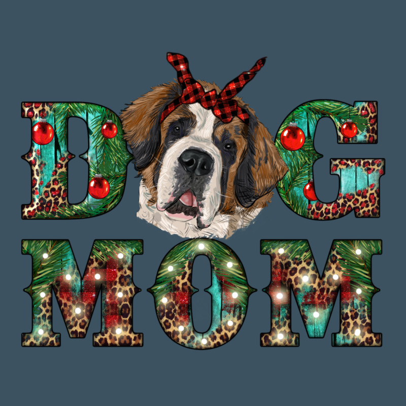 Western Christmas Dog Mom St Bernard Urban Heavy Tee by RanaPortraitStore | Teevron