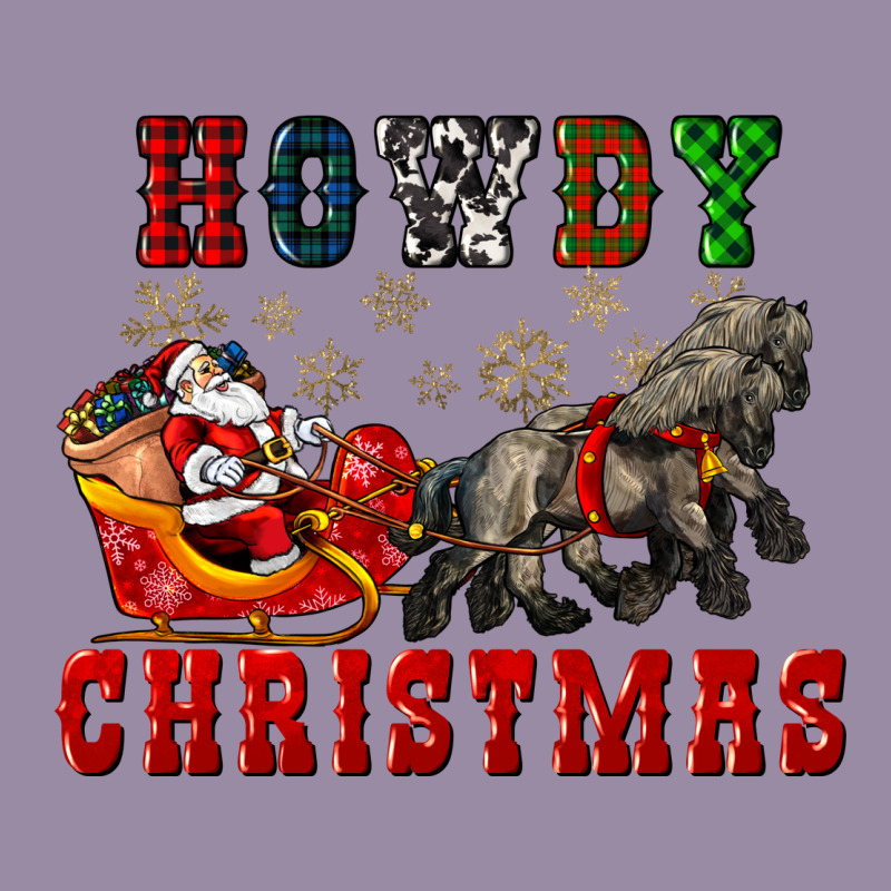 Howdy Christmas With Santa Riding His Sleighs Classic Tee by CowGirlArtShop | Teevron