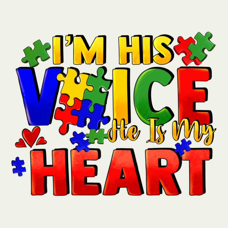 I'm His Voice He Is My Heart Urban Heavy Tee by FaDigitalArtStudio | Teevron